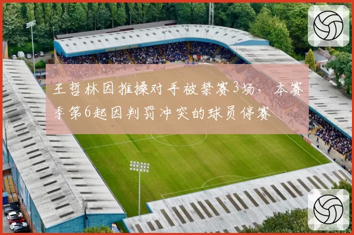 王哲林因推搡对手被禁赛3场，本赛季第6起因判罚冲突的球员停赛