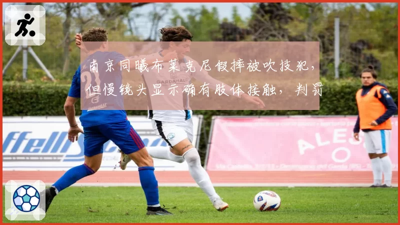 南京同曦布莱克尼假摔被吹技犯，但慢镜头显示确有肢体接触，判罚是否过重？